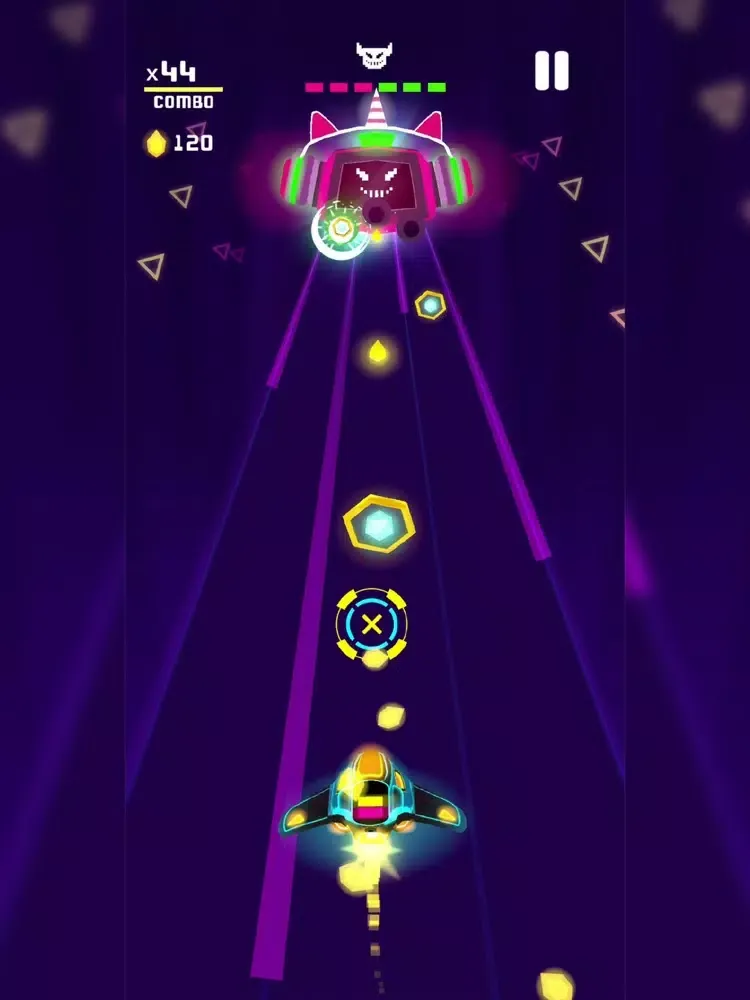 Capturas de tela do Rocket Hero EDM iPad 