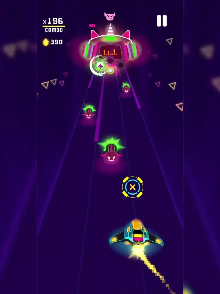 Capturas de tela do Rocket Hero EDM iPad 