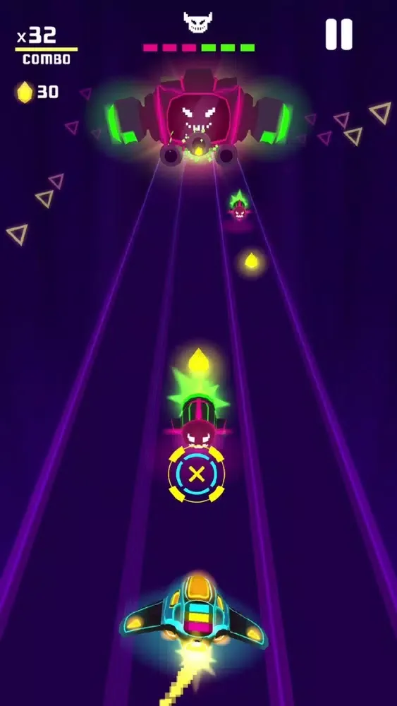 Capturas de tela do Rocket Hero EDM