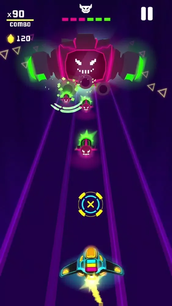 Capturas de tela do Rocket Hero EDM