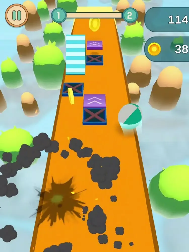 Capturas de tela do Beat Roll iPad 