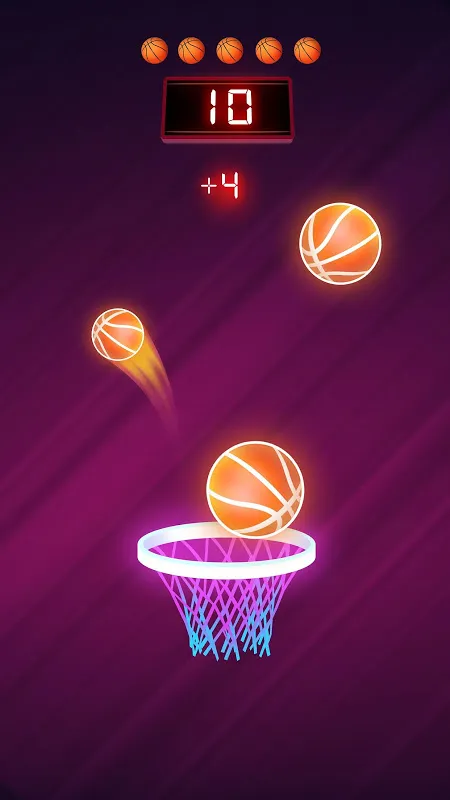Capturas de tela do Dunk n Beat
