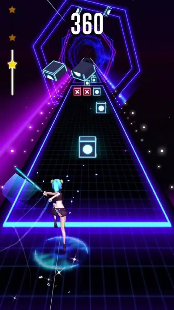 Sonic Saber 3D :EDM Music Game应用截图