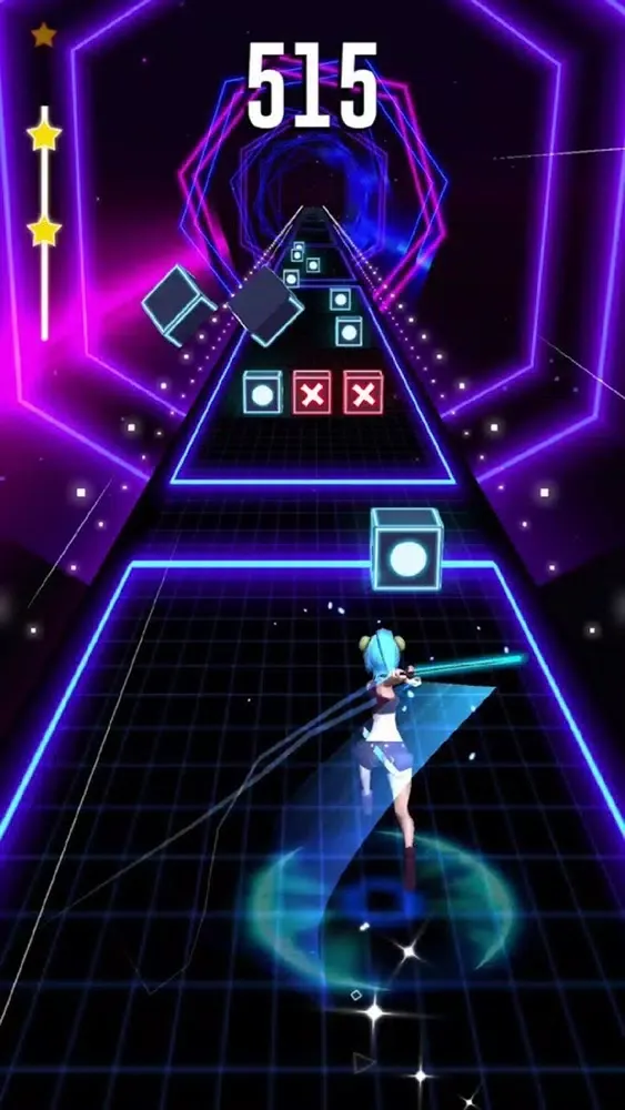 Sonic Saber 3D :EDM Music Game应用截图