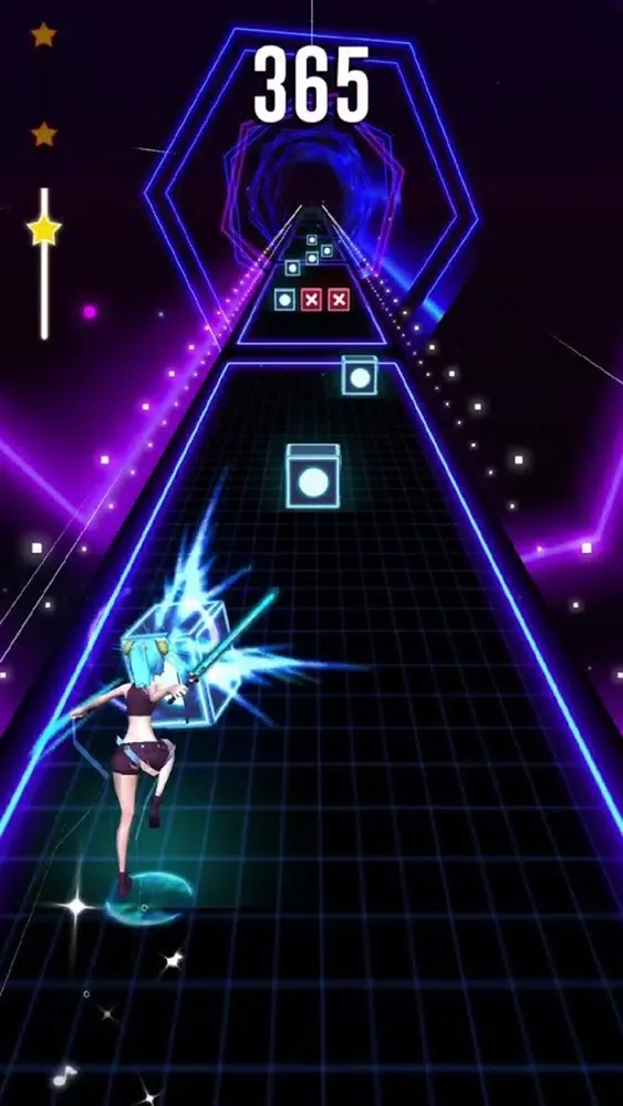 Sonic Saber 3D :EDM Music Game应用截图