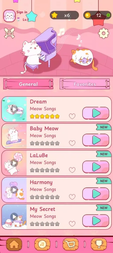 Magic Cat Tiles Screenshots