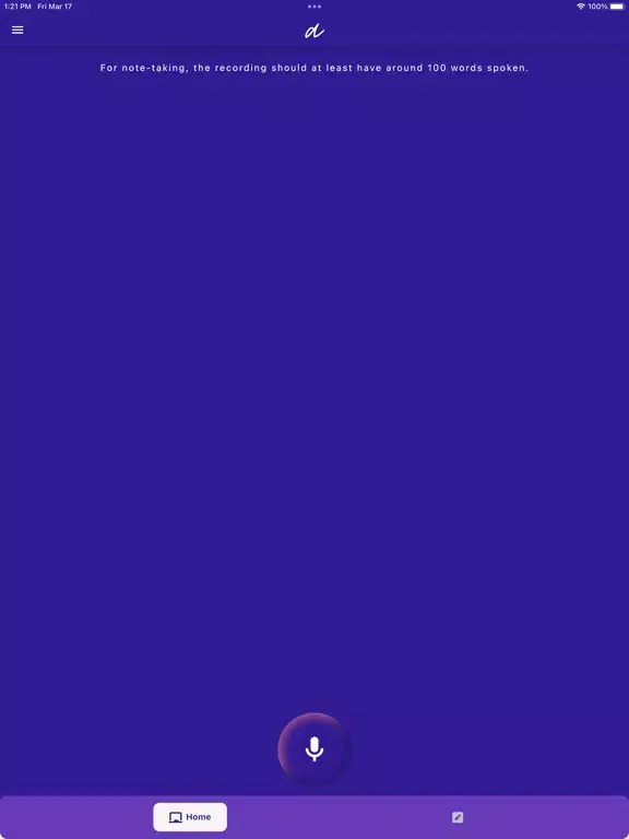 A Note: Automated Note Taking iPad  स्क्रीनशॉट