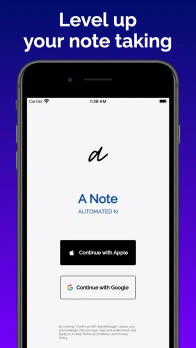 A Note: Automated Note Taking स्क्रीनशॉट