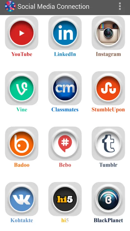 Social Media Connection سکرین شاٹس