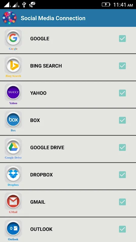 Social Media Connection سکرین شاٹس