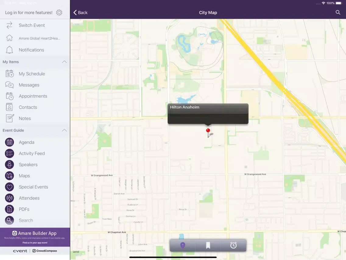 Amare Global Events iPad  Screenshots