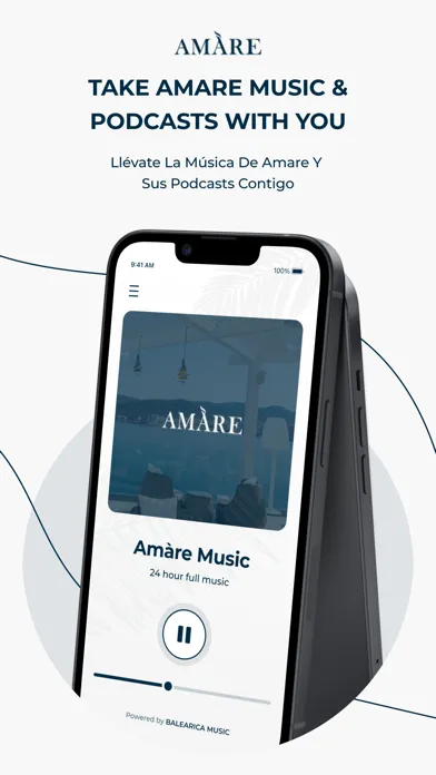Capturas de tela do Amare Music