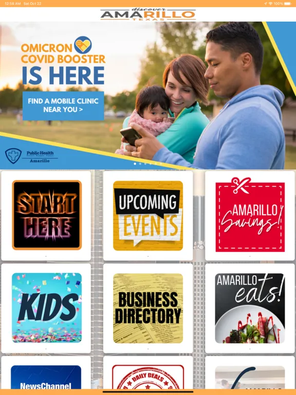 Discover Amarillo iPad  سکرین شاٹس
