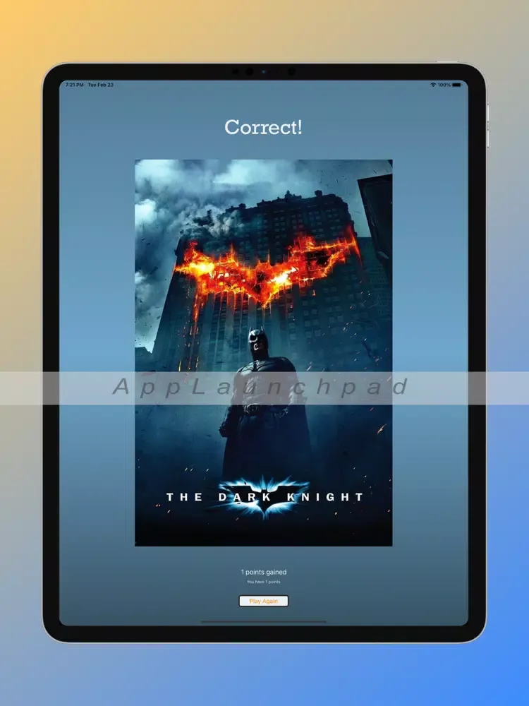 ภาพหน้าจอของ PassTime Movie Trivia iPad 