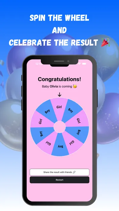 Zrzuty ekranu Baby Gender Reveal Party