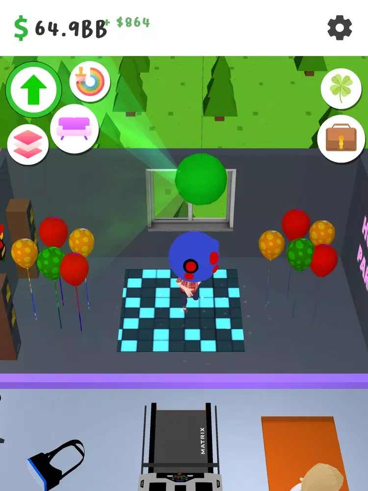 Tangkapan layar Idle Home Living 3D iPad 
