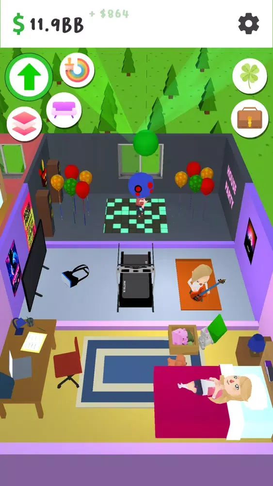 Tangkapan layar Idle Home Living 3D