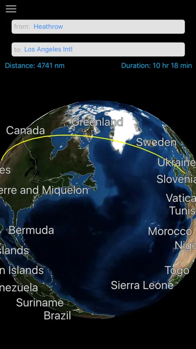 Скриншоты Great Circle Tool