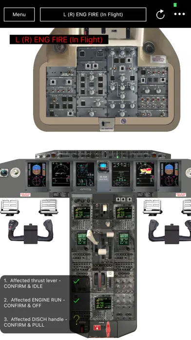 Capturas de tela do Global Express Trainer