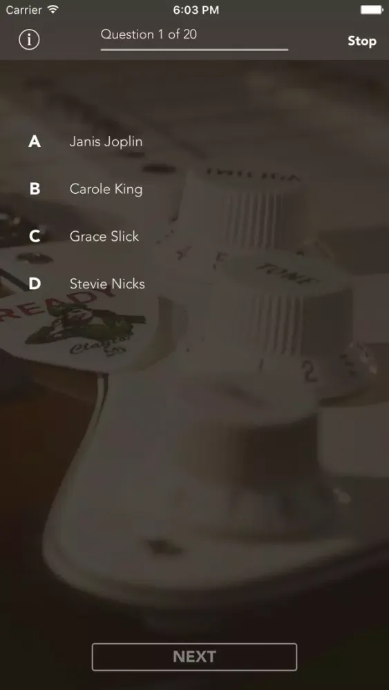 Captures d'écran de Classic Rock Quiz