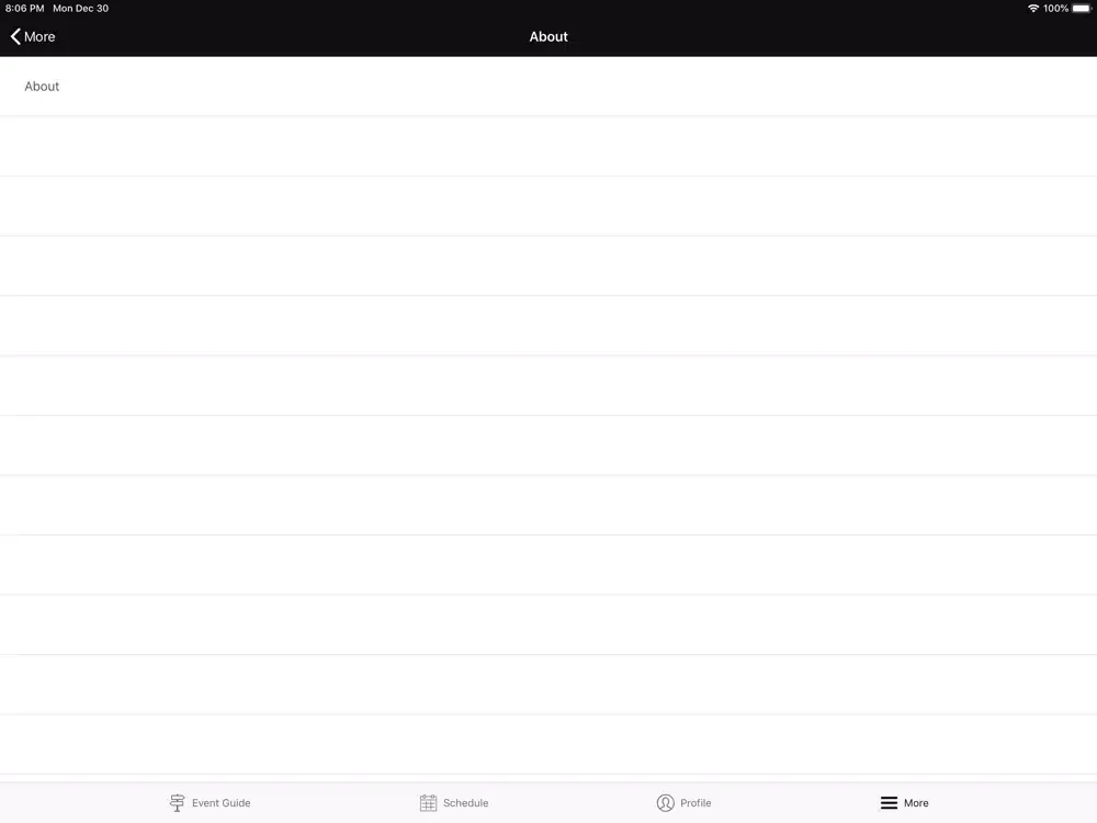 Maven Events iPad  سکرین شاٹس
