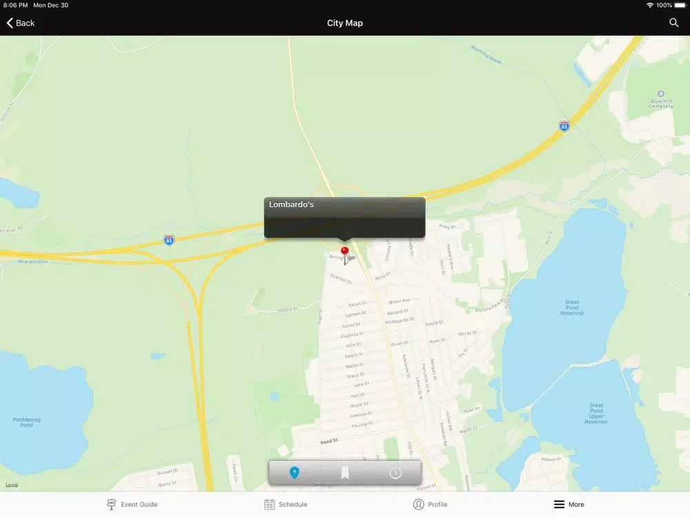 Maven Events iPad  سکرین شاٹس