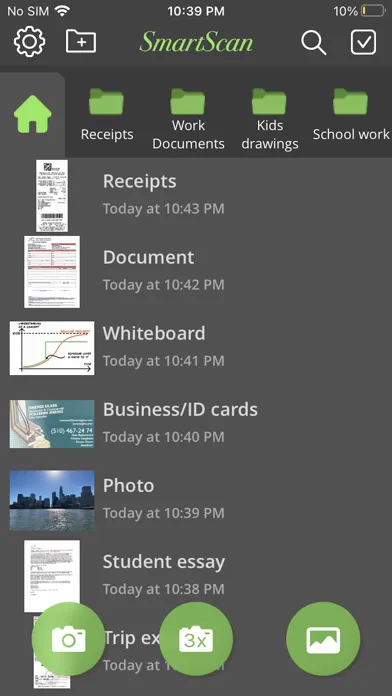 Ảnh chụp màn hình của SmartScan Pro: PDF scanner