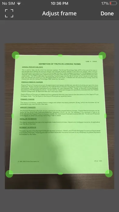 Ảnh chụp màn hình của SmartScan Pro: PDF scanner