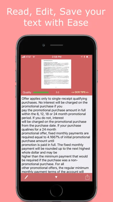 SmartOCR Text Reader Ekran Görüntüleri