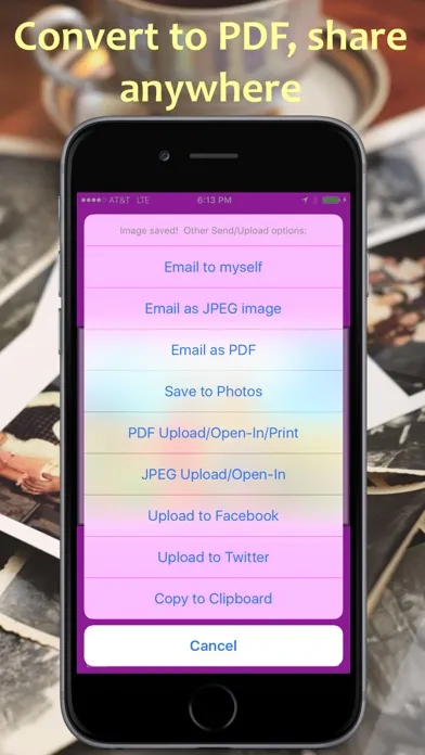 PhotoScan PDF Pro Scanner スクリーンショット