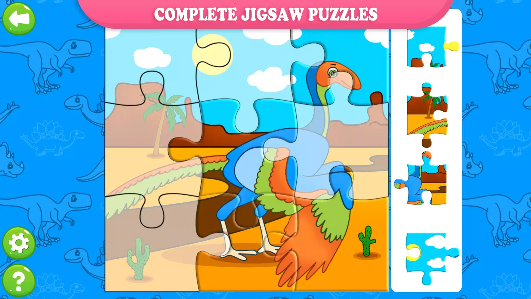 Screenshot di Dinosaur Puzzles for Kids