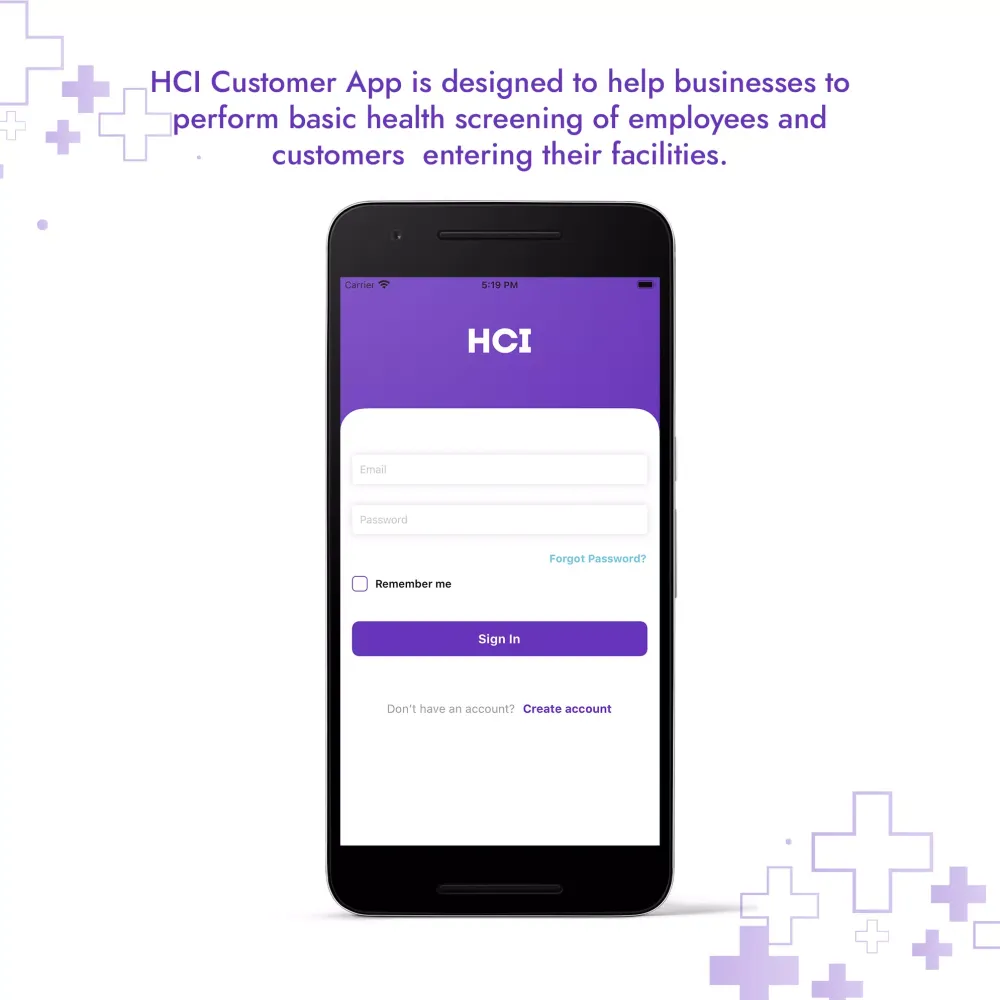 HCI Customer Screenshots