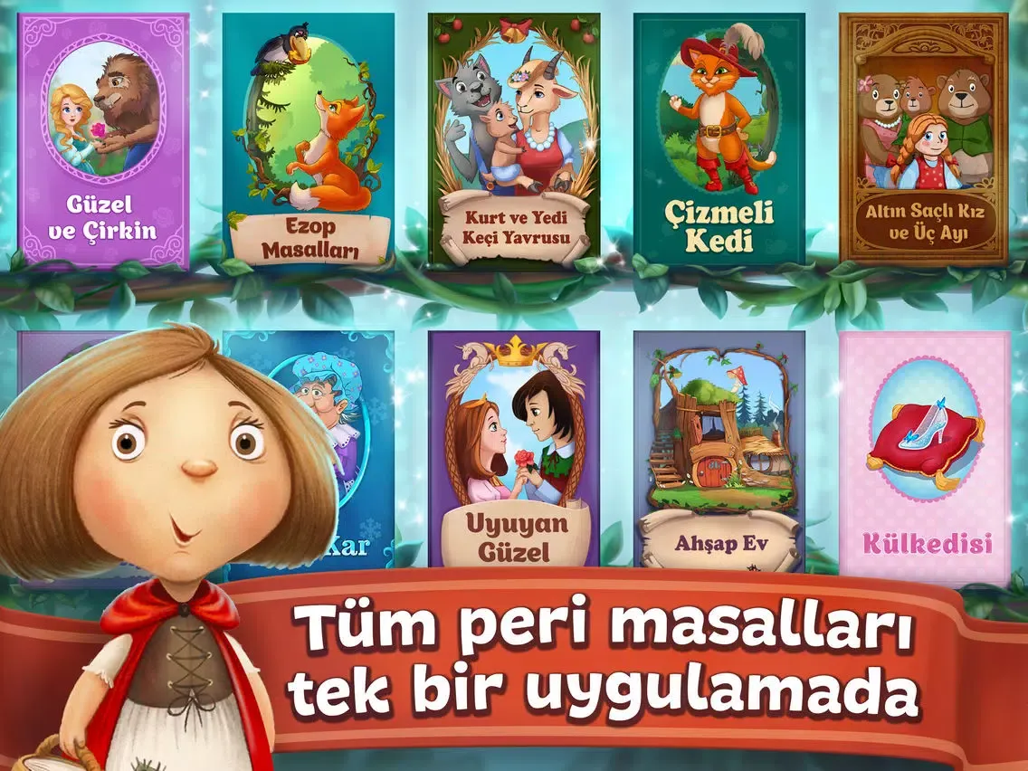 تصاویر Harika Peri Masalları: çocuk kitapları iPad 