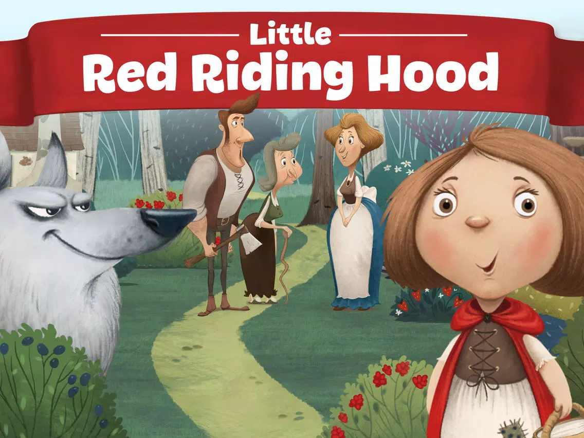 تصاویر The Little Red Riding Hood ~ Fairy Tale for Kids iPad 