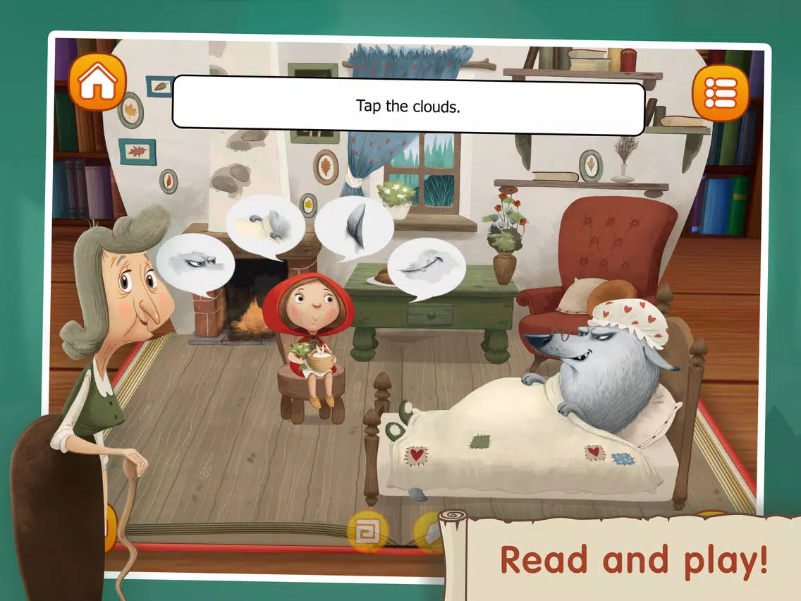 تصاویر The Little Red Riding Hood ~ Fairy Tale for Kids iPad 