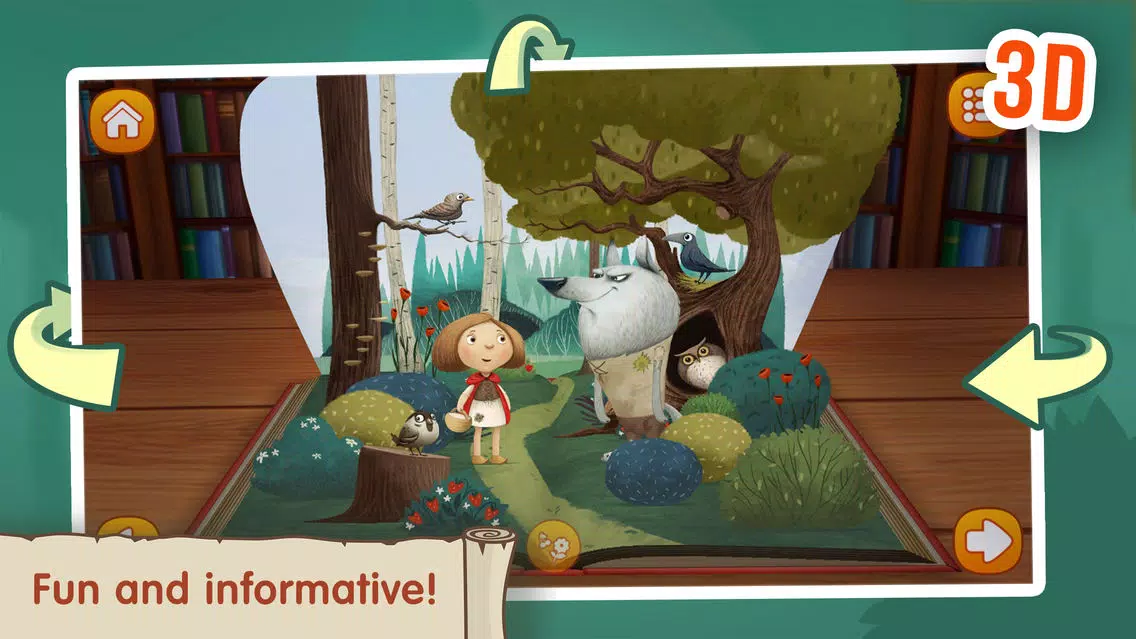 تصاویر The Little Red Riding Hood ~ Fairy Tale for Kids