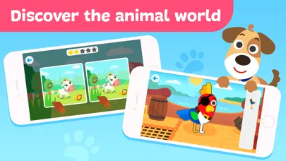 Animals for Kids: Puzzle Games スクリーンショット