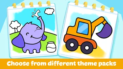 ภาพหน้าจอของ Coloring Games for Kids 3+