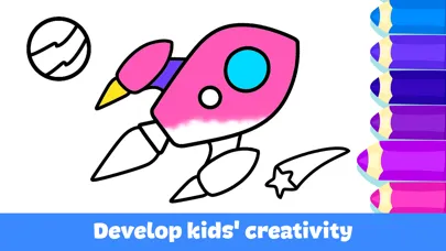 ภาพหน้าจอของ Coloring Games for Kids 3+
