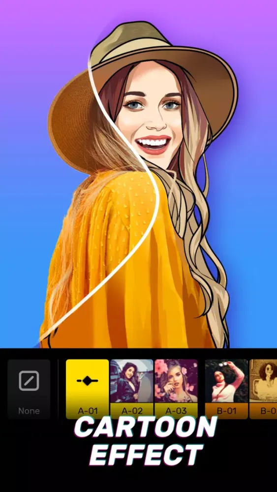 Amaze Camera-Cartoon Face App Ekran Görüntüleri