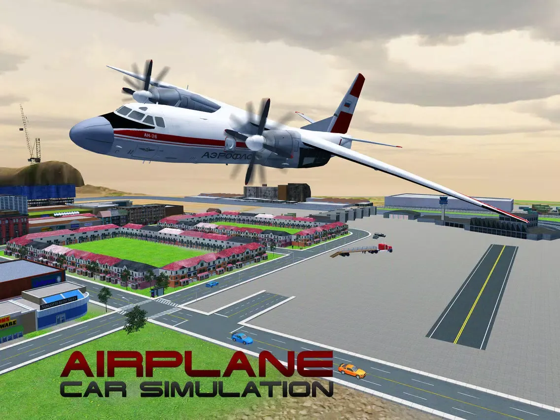 ภาพหน้าจอของ Airplane Pilot Car Transporter 3D – Aircraft Flying Simulation Game iPad 