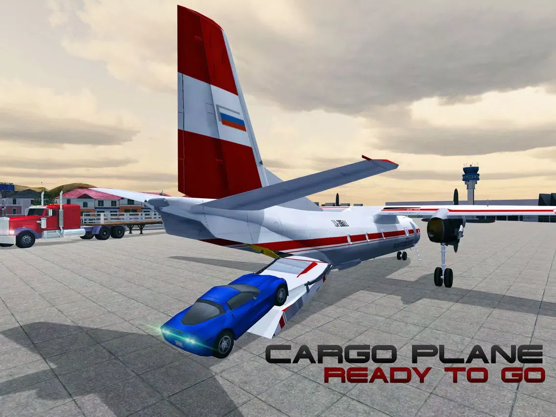 ภาพหน้าจอของ Airplane Pilot Car Transporter 3D – Aircraft Flying Simulation Game iPad 