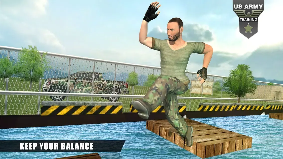 Captures d'écran de US Army Training School Game – Military Boot Camp