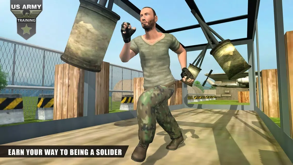 Captures d'écran de US Army Training School Game – Military Boot Camp