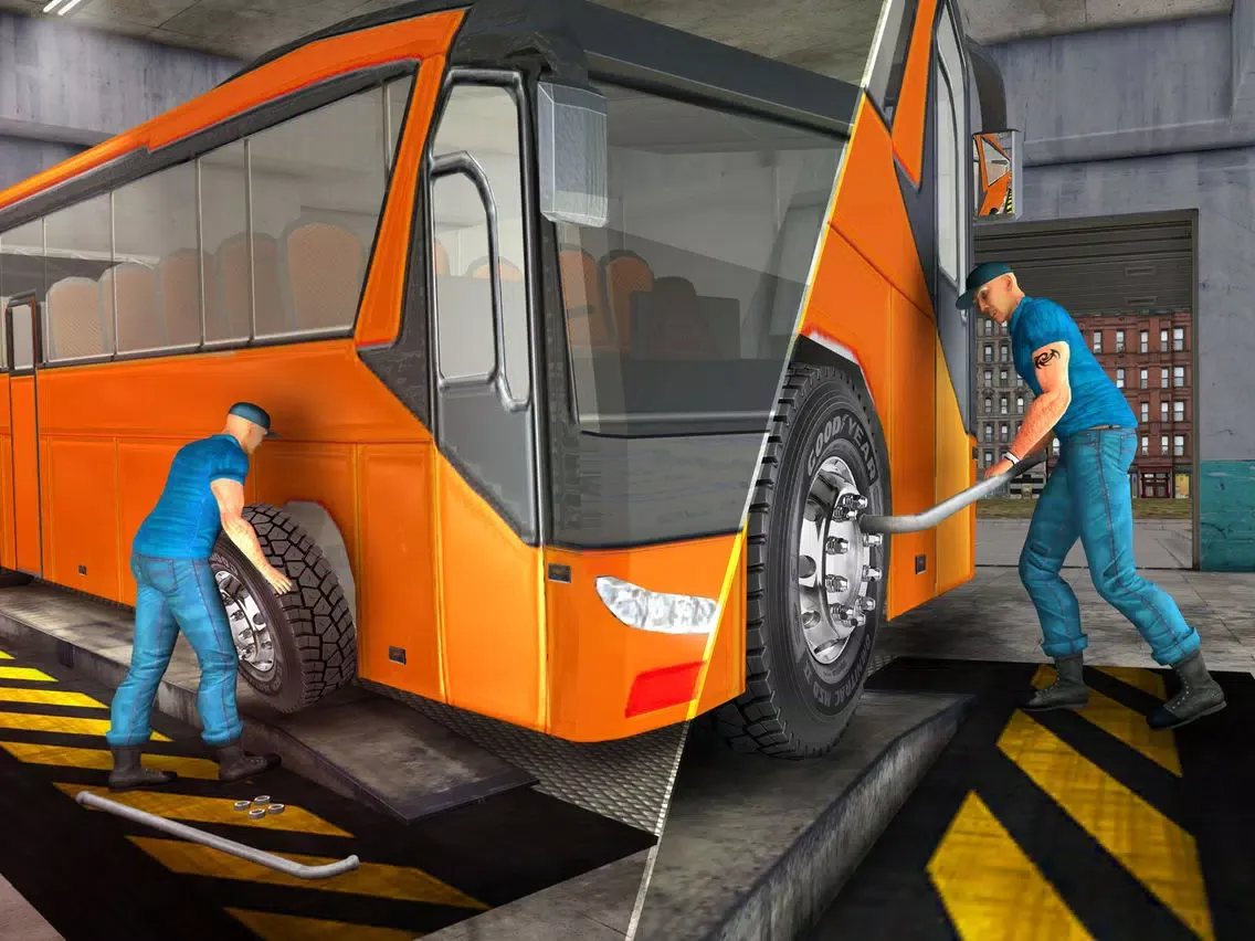Ảnh chụp màn hình của Bus Mechanic Simulator – Scrap Mechanic Garage iPad 