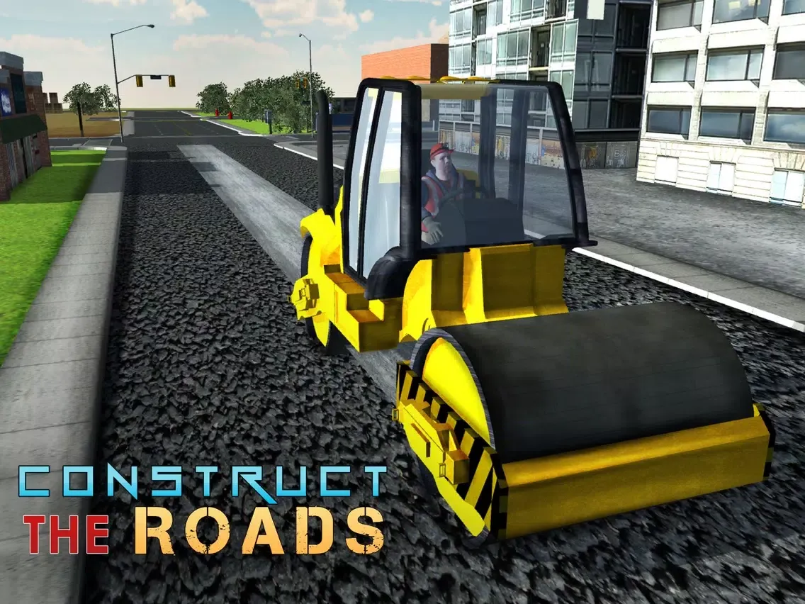 City Construction 2016 – 3D Heavy Cranes and Truck Simulation iPad  Screenshots