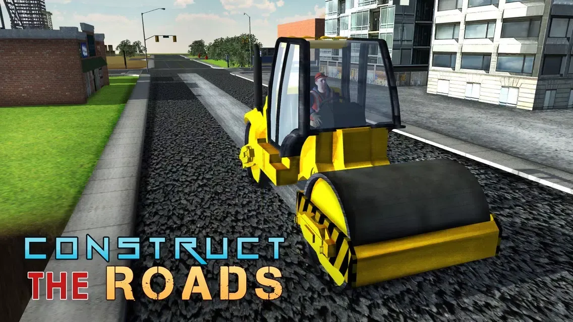 City Construction 2016 – 3D Heavy Cranes and Truck Simulation Screenshots