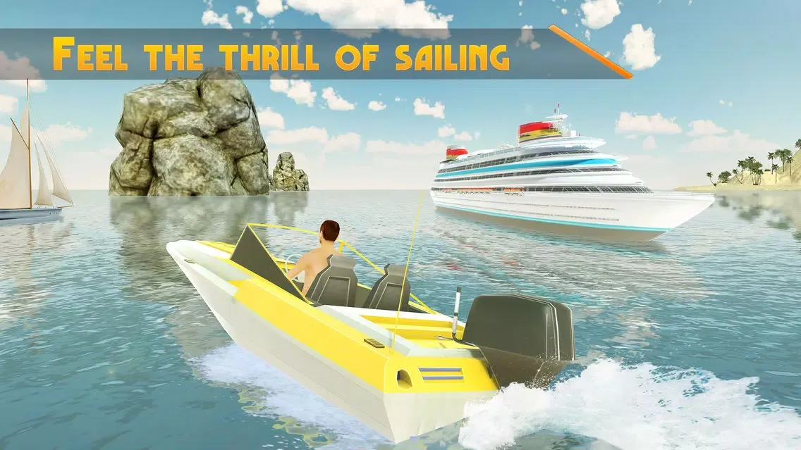 Capturas de tela do Driving Boat Simulator – Ship Parking & Sailing