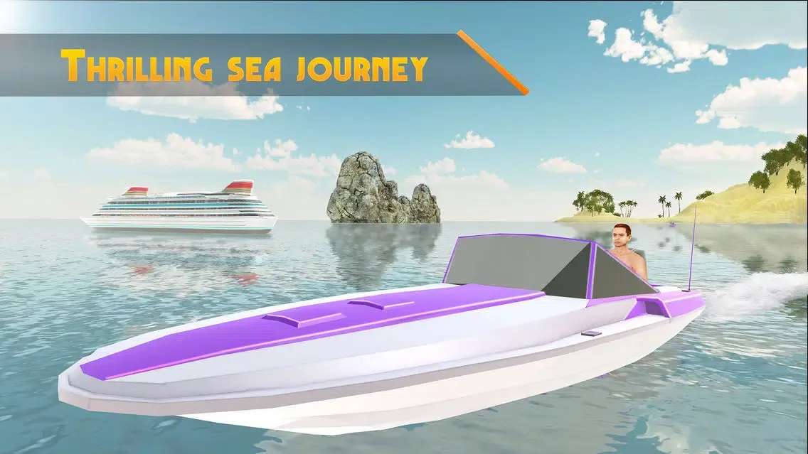 Capturas de tela do Driving Boat Simulator – Ship Parking & Sailing