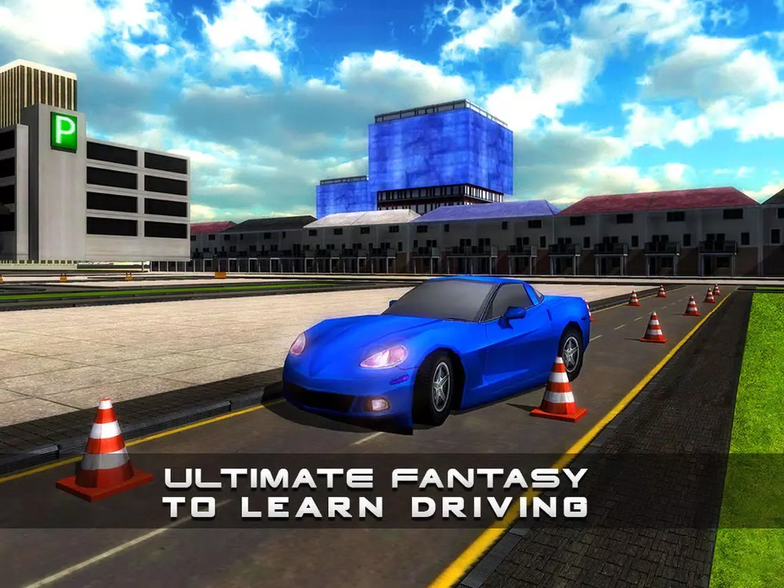 Driving Test Simulator 3D – Real school simulation game iPad 应用截图